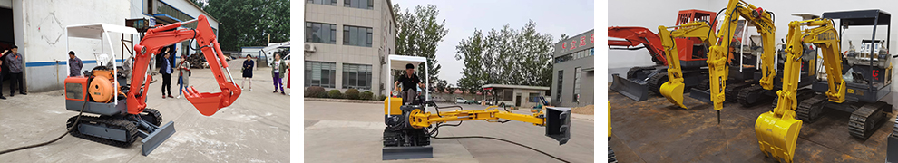 حفارة هيدروليكية صغيرة