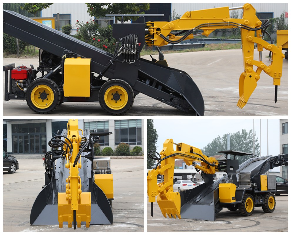 محمل mucking متعدد الوظائف عالية الكفاءة مع النقل محمل mucking متعدد الوظائف عالية الكفاءة مع النقل