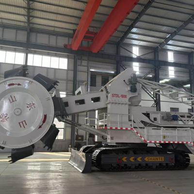 دلو عجلة مكدس reclawer