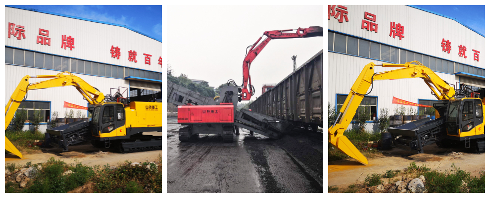 تفريغ السكك الحديدية عالية الكفاءة للقطار