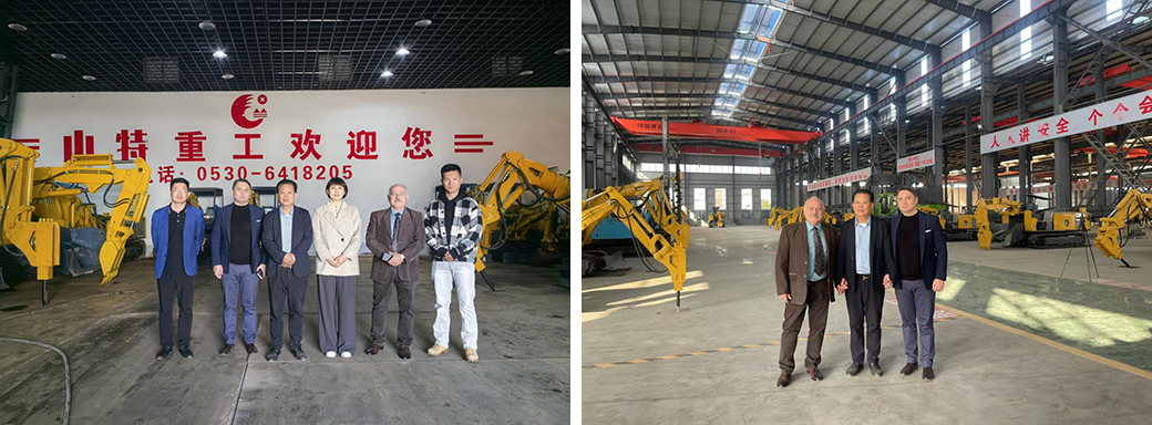 زار العملاء الأجانب شركة Shante Heavy Industry Machinery Co.، Ltd. للقيام بجولة تفقدية ، حيث ناقش الطرفان فرصا جديدة للتطوير التعاوني.