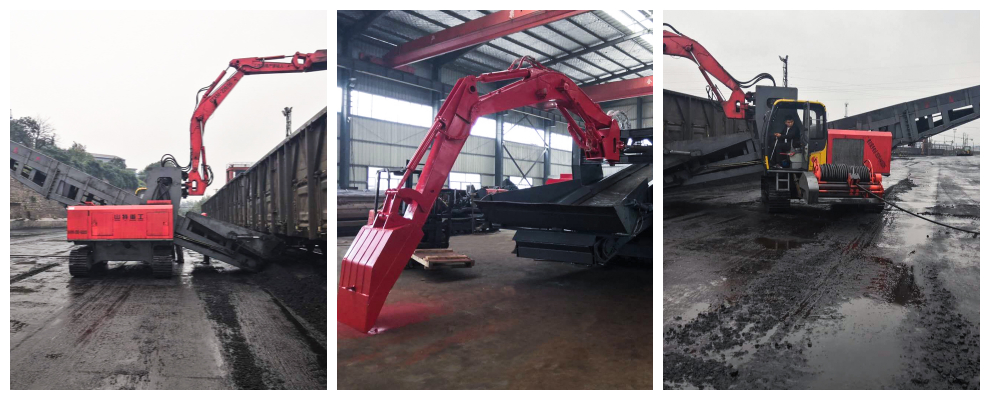 مفرغ الفحم الكهربائي للقطارات